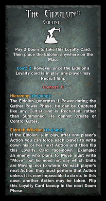 Eidolon Loyalty Card