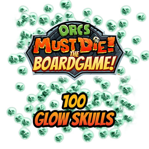 100 Glow Skulls (OMD-Glow)