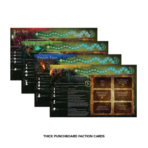 Thick Punchboard Faction Cards (CW-E10)