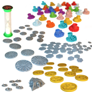 Shining Trapezohedron Plastic Marker Pack (CW-E15)