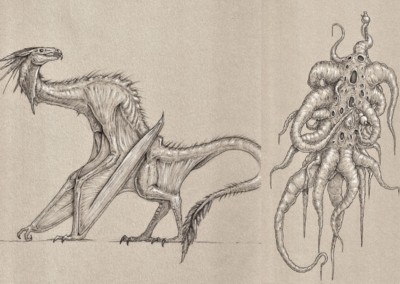 More Preliminary Sketches from the 2020 Anatomical Guide