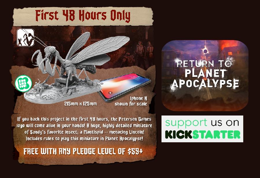 Return to Planet Apocalypse: Campaign Begins September 21!