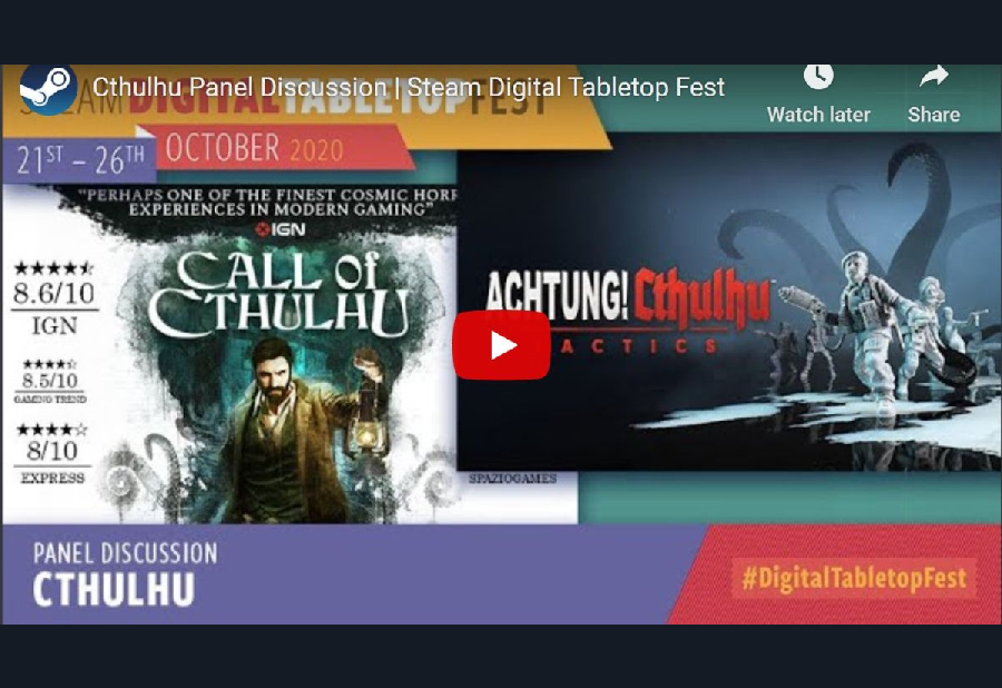 The Cthulhu Panel: Steam Digital Tabletop Fest
