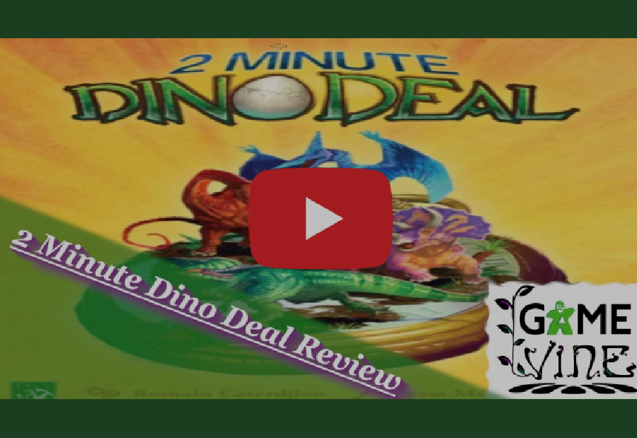 Game Vine “Play it Award” for 2-Minute Dino Deal