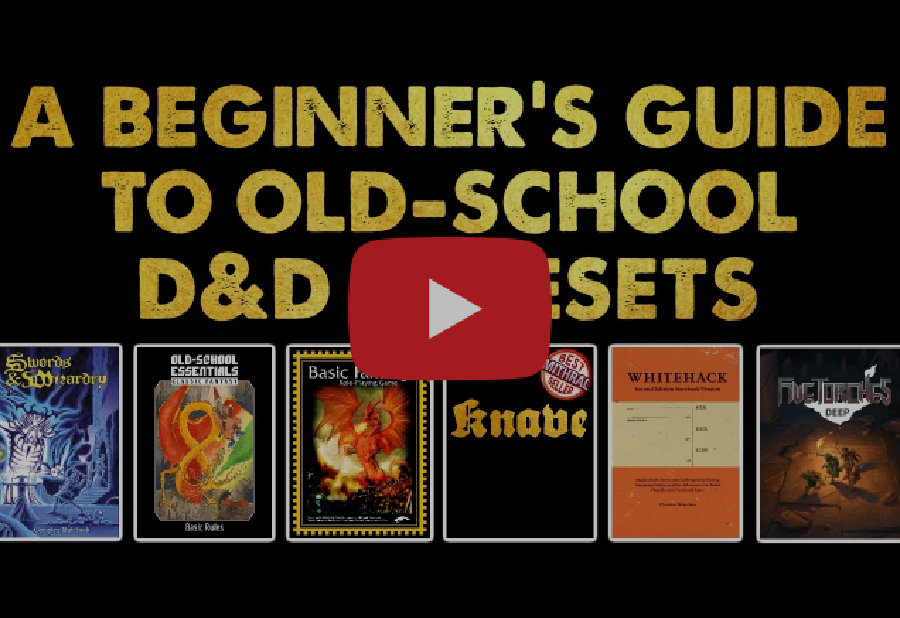 RPG Tutorial: A Beginner’s Guide to Old-School Rulesets