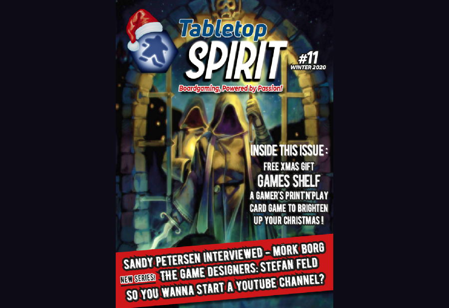 Tabletop Spirit Magazine Sandy Interview