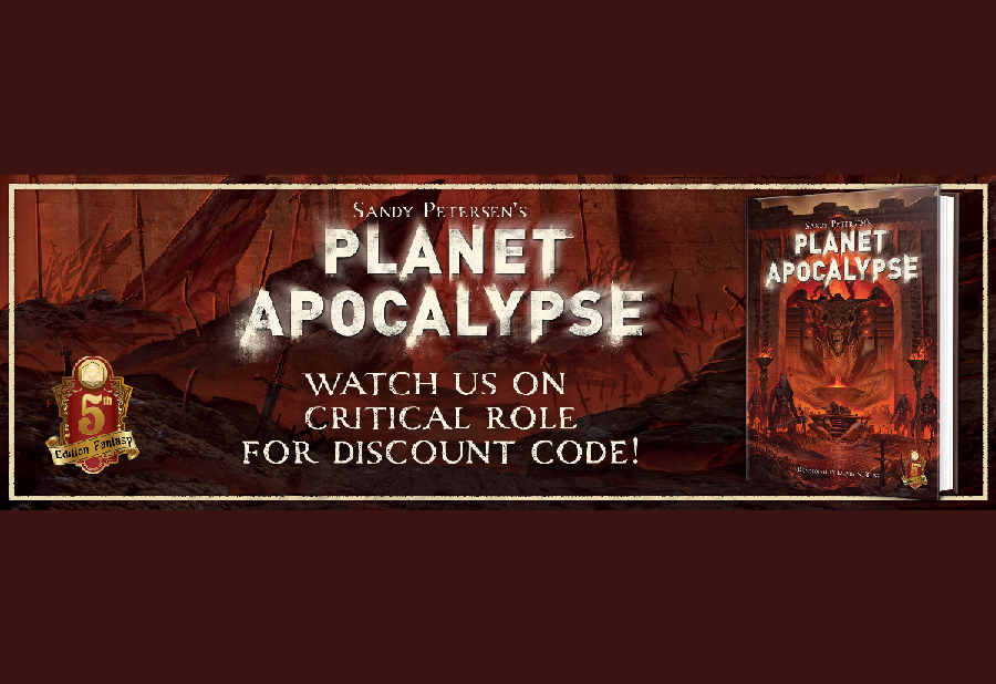 Special Discount for Planet Apocalypse for 5e Fantasy in this Week’s Critical Role Episode!