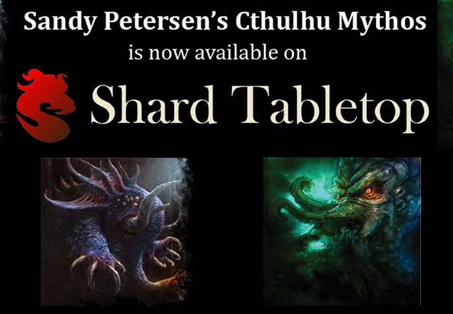 New Release on Shard Tabletop: Sandy Petersen’s Cthulhu Mythos