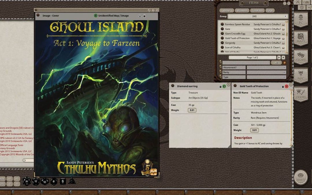 Fantasy Grounds Now Has Cthulhu Mythos For You!